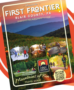 First Frontier Blair County PA digital travel guide cover