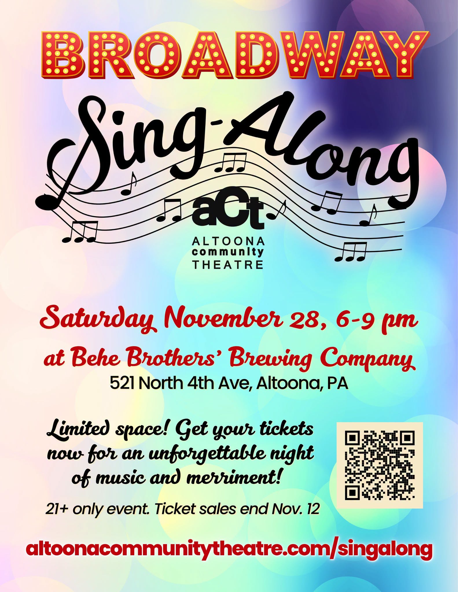 broadway singalong